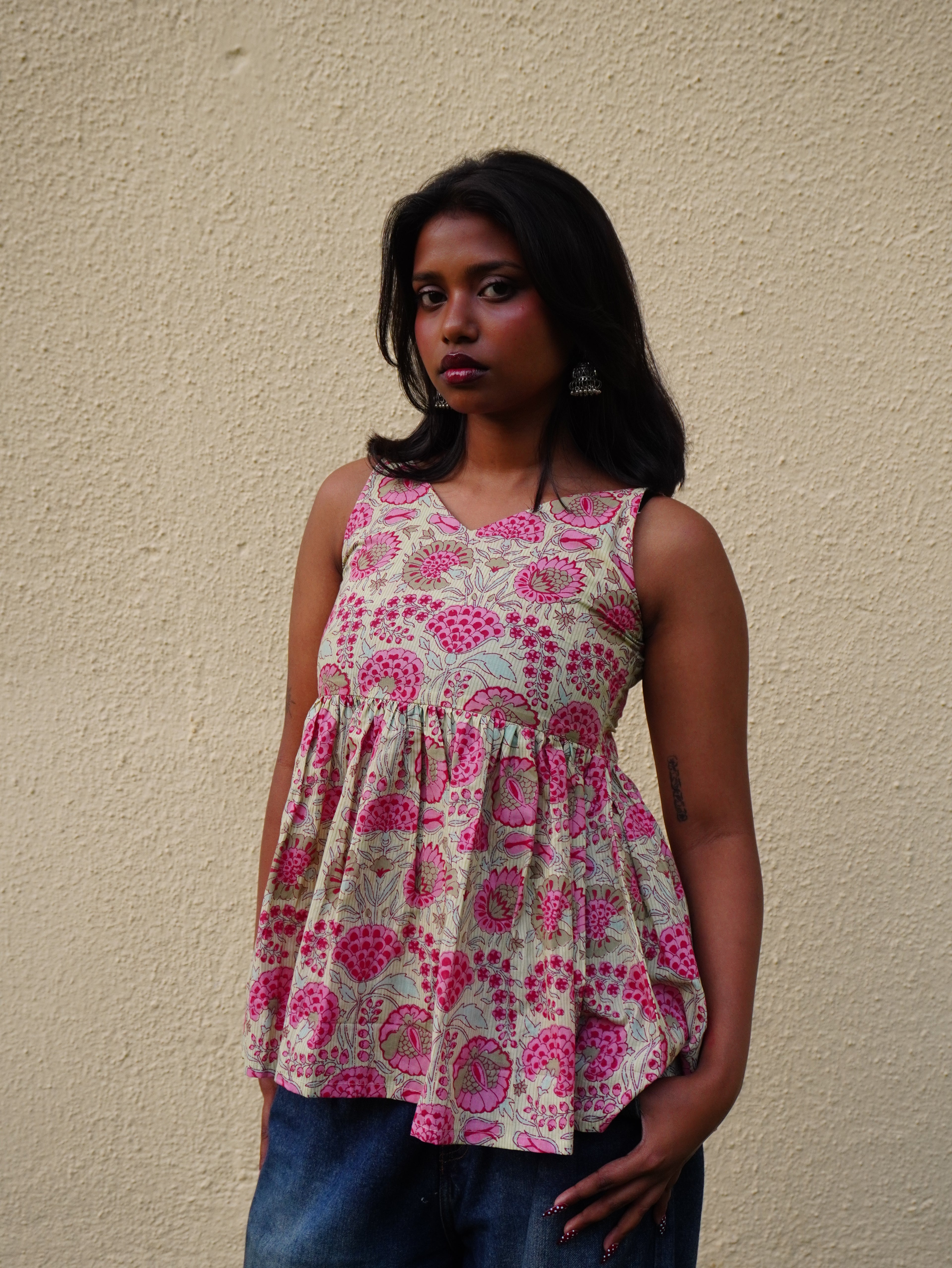 Floral Peplum