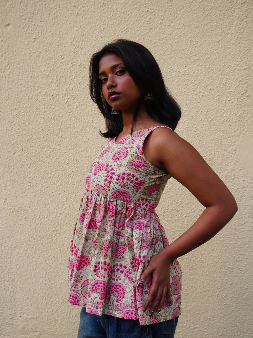 Floral Peplum