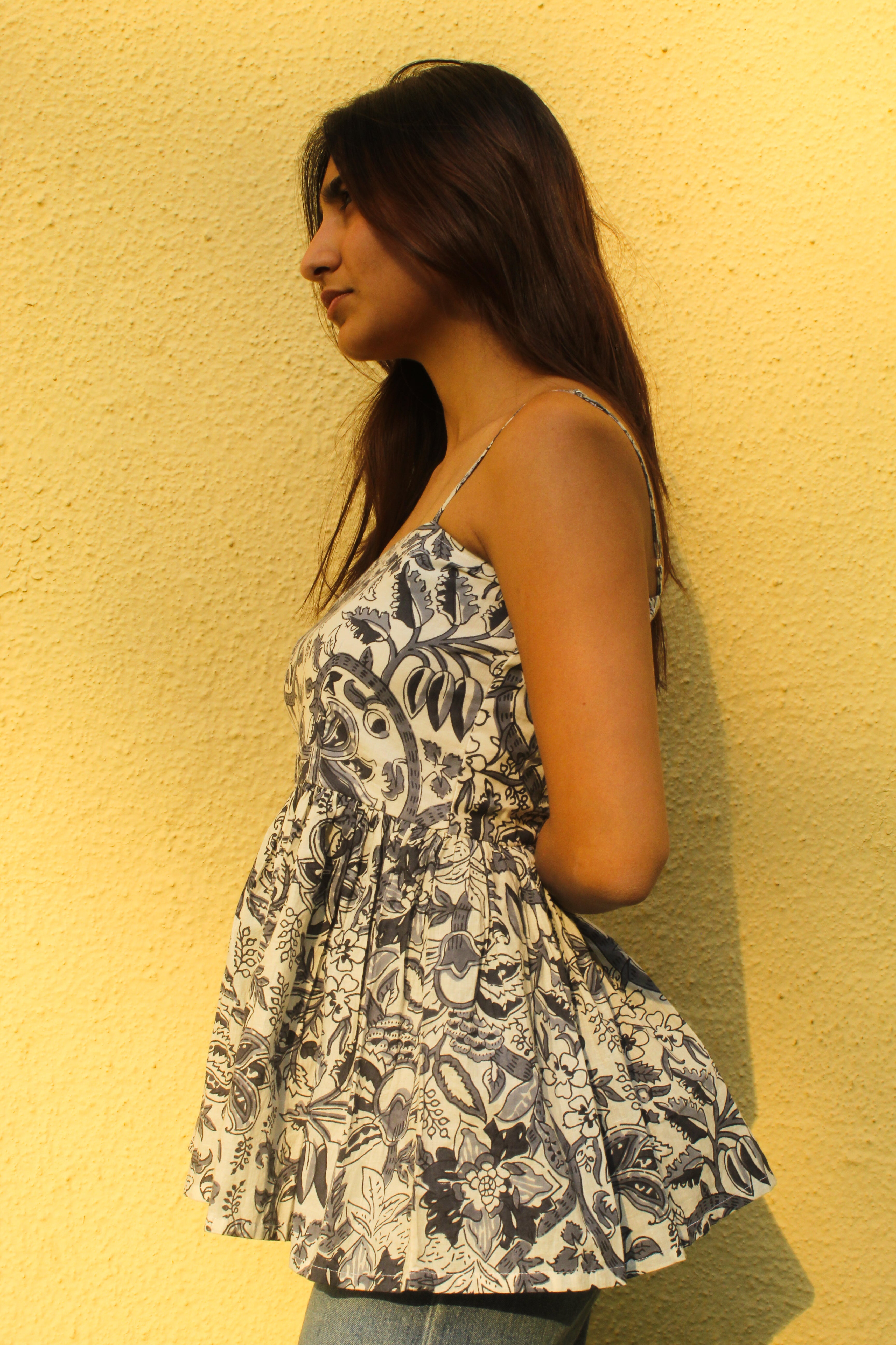 Monochrome Peplum