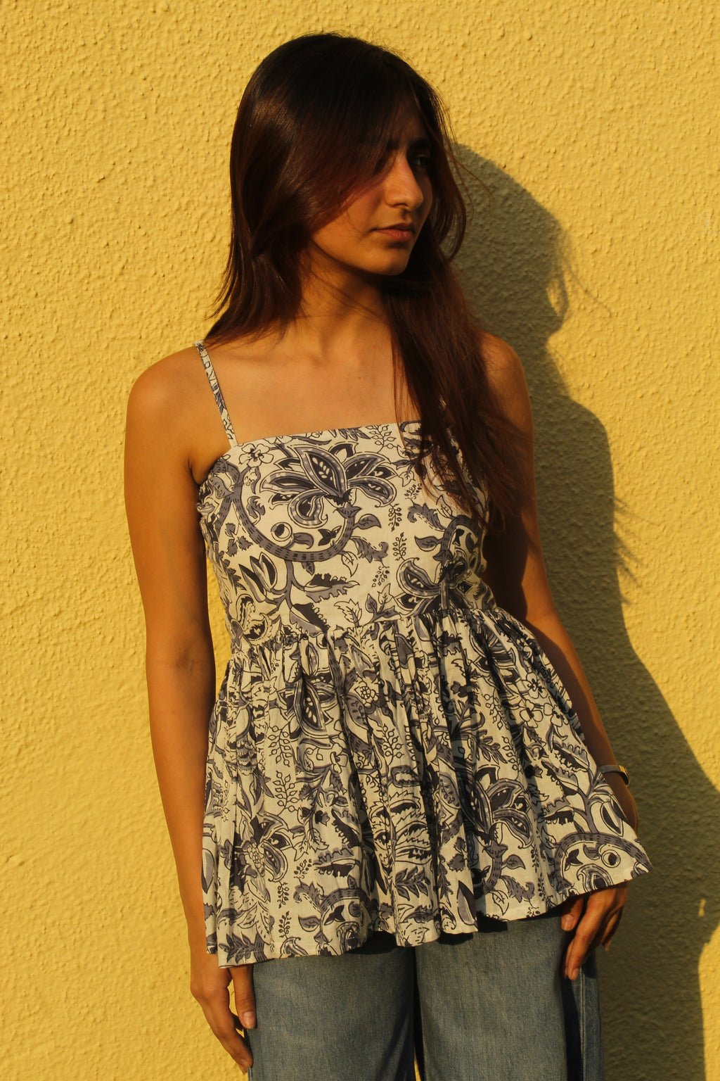 Monochrome Peplum