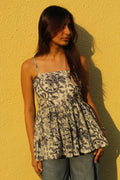 Monochrome Peplum