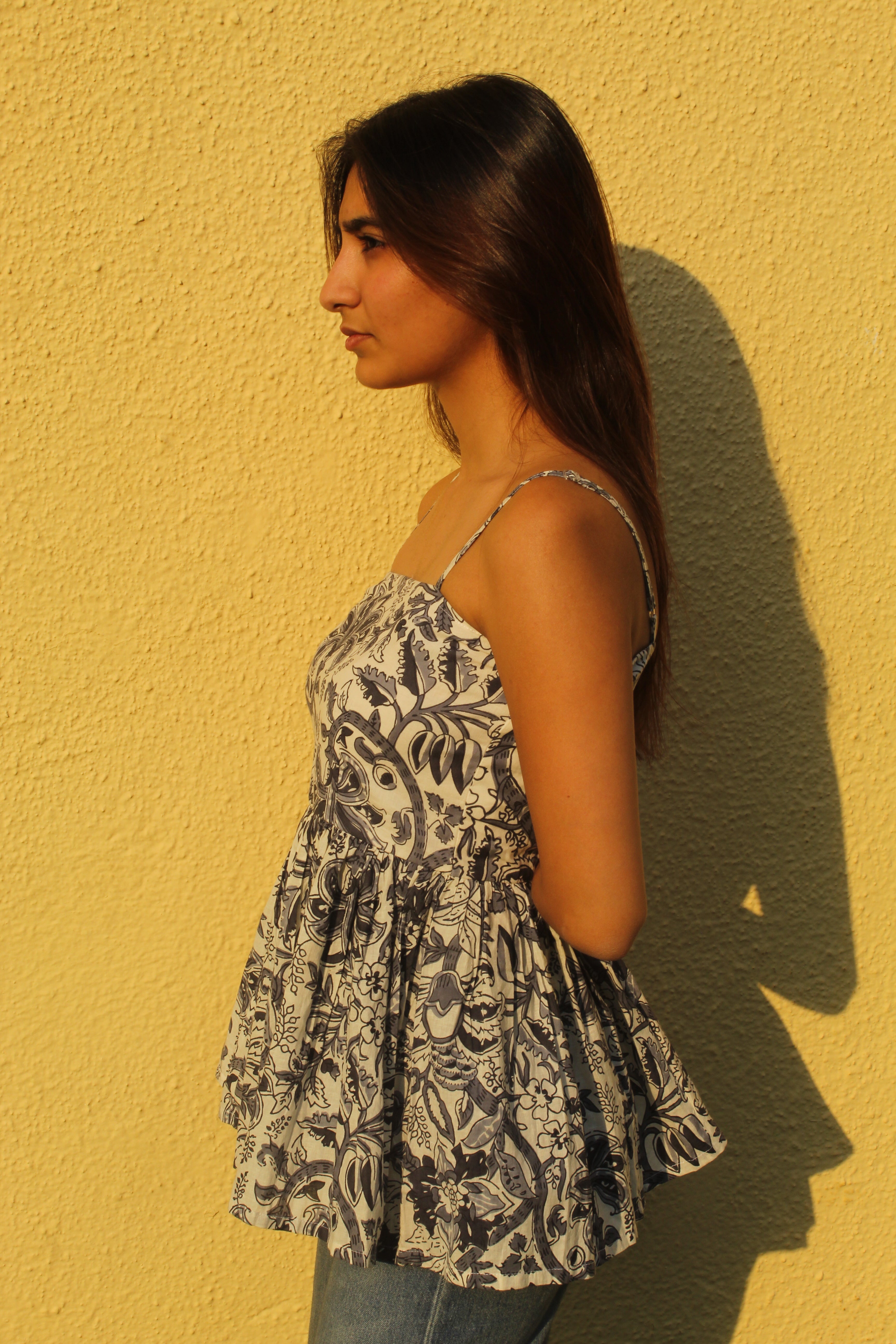 Monochrome Peplum