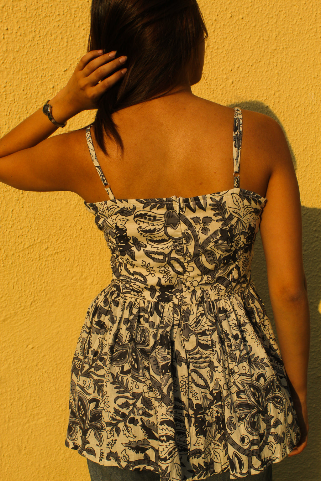 Monochrome Peplum