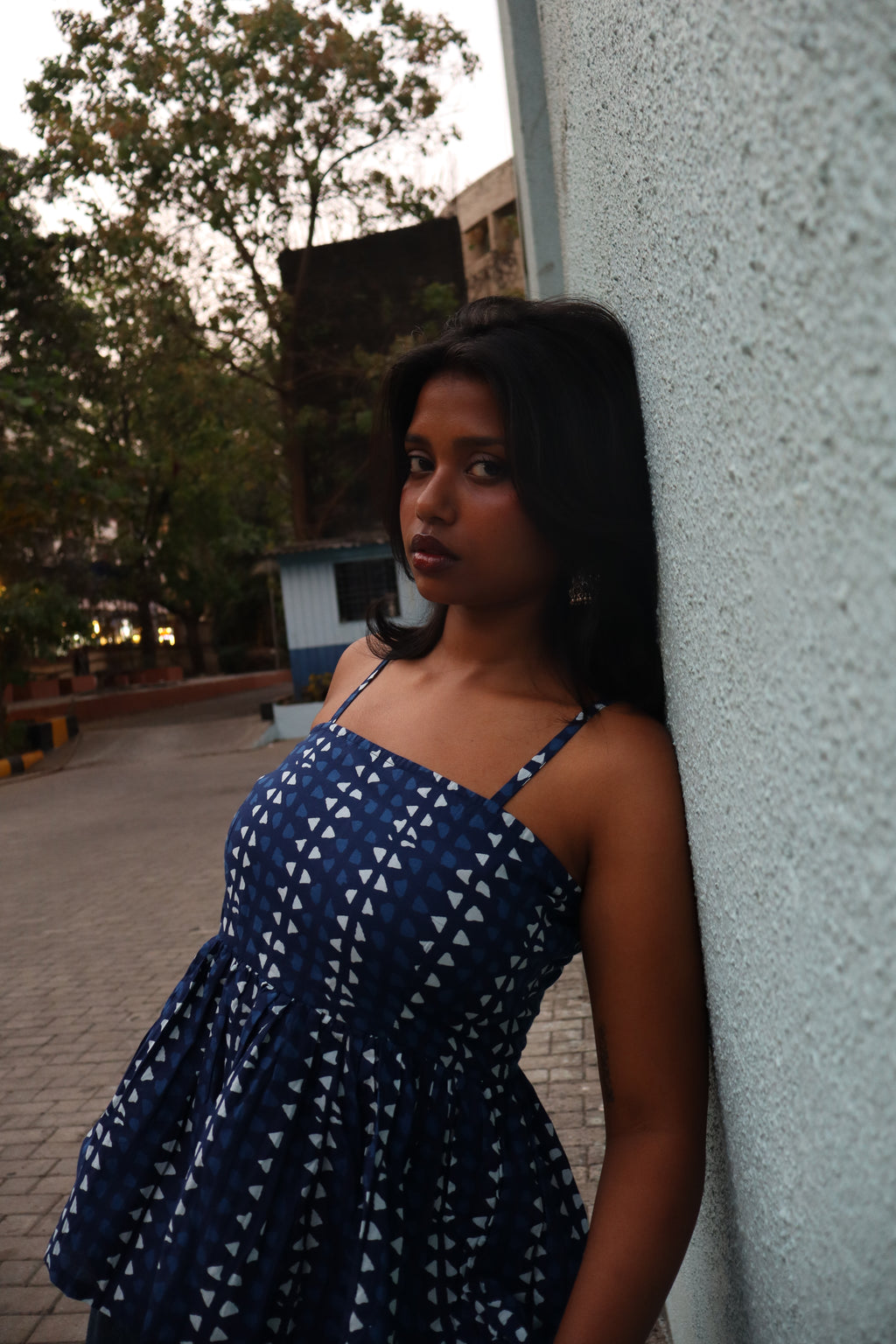 Indigo Peplum