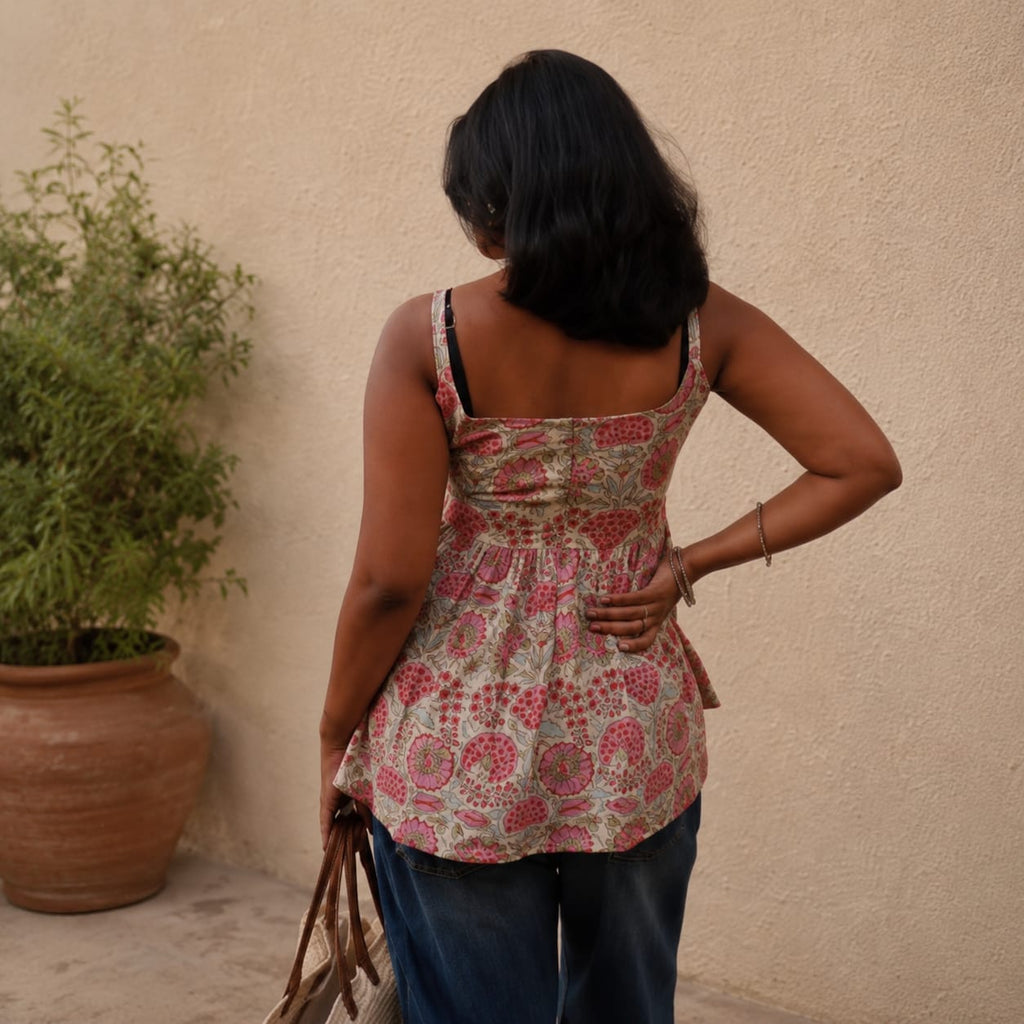 Floral Peplum