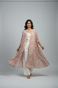 Floral Cape on Model